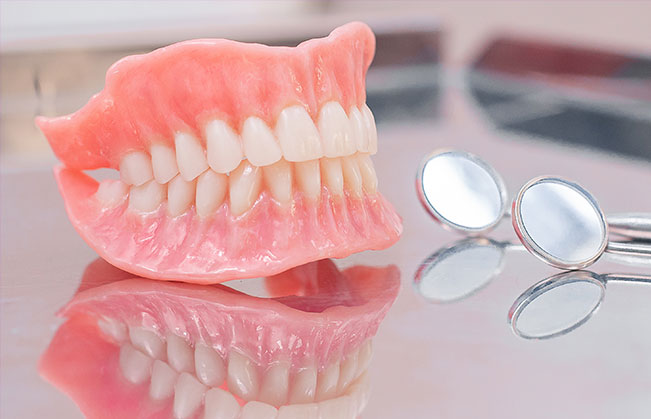 Full set of dentures