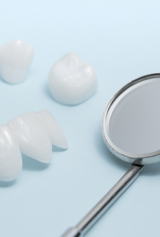 All ceramic dental crowns prior to placement