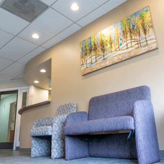 Kent Washington dental office waiting room